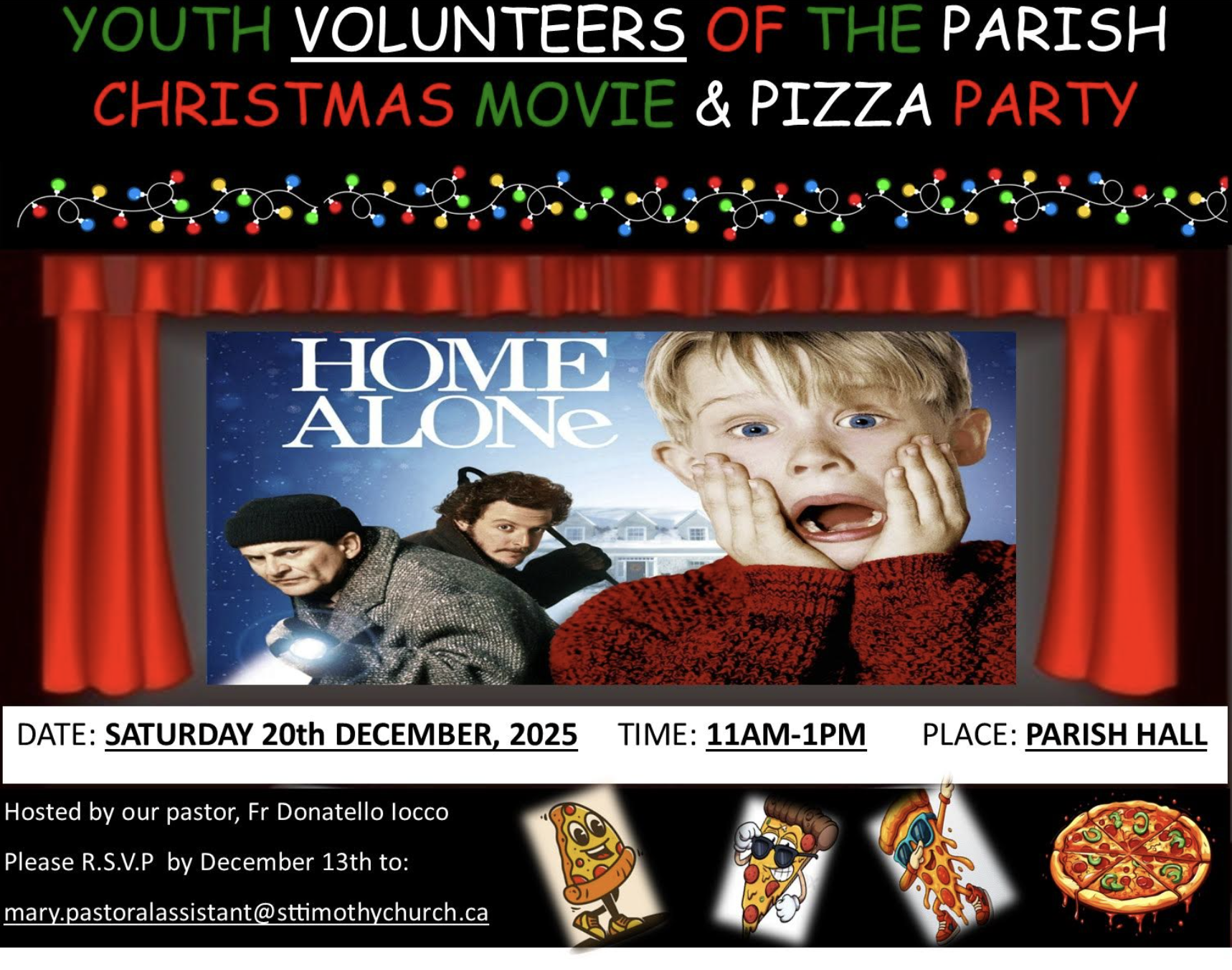 Christmas Movie Night for Youth Volunteers 2025