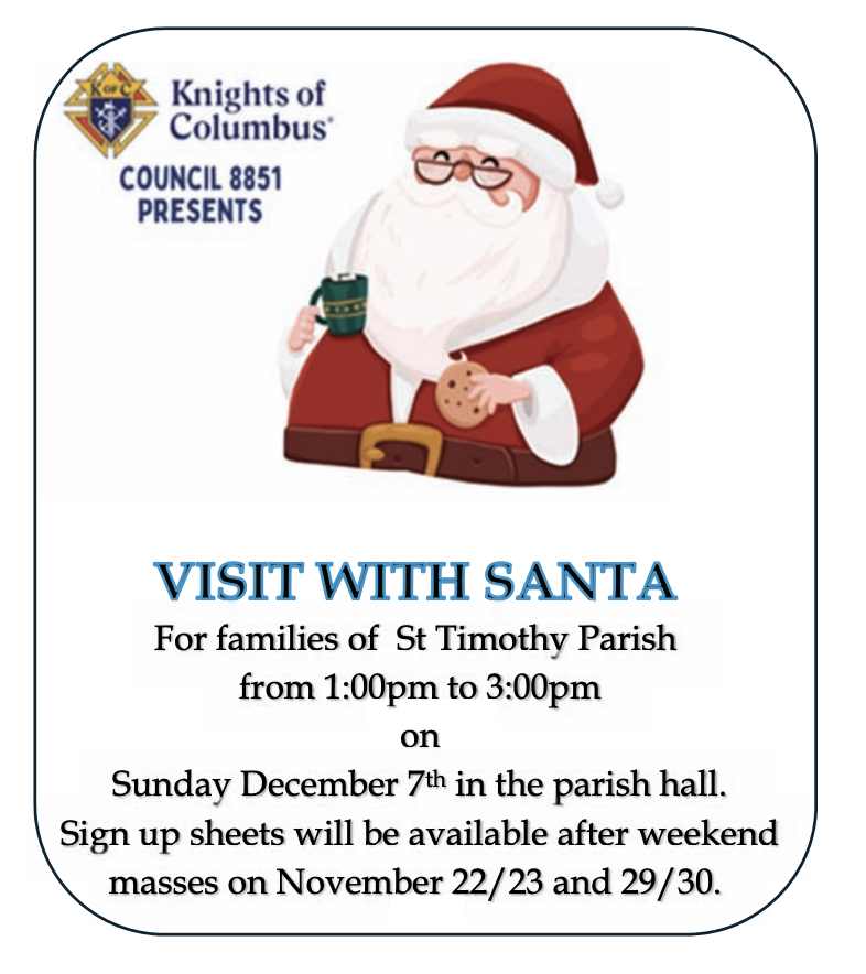 Visit with Santa 2025