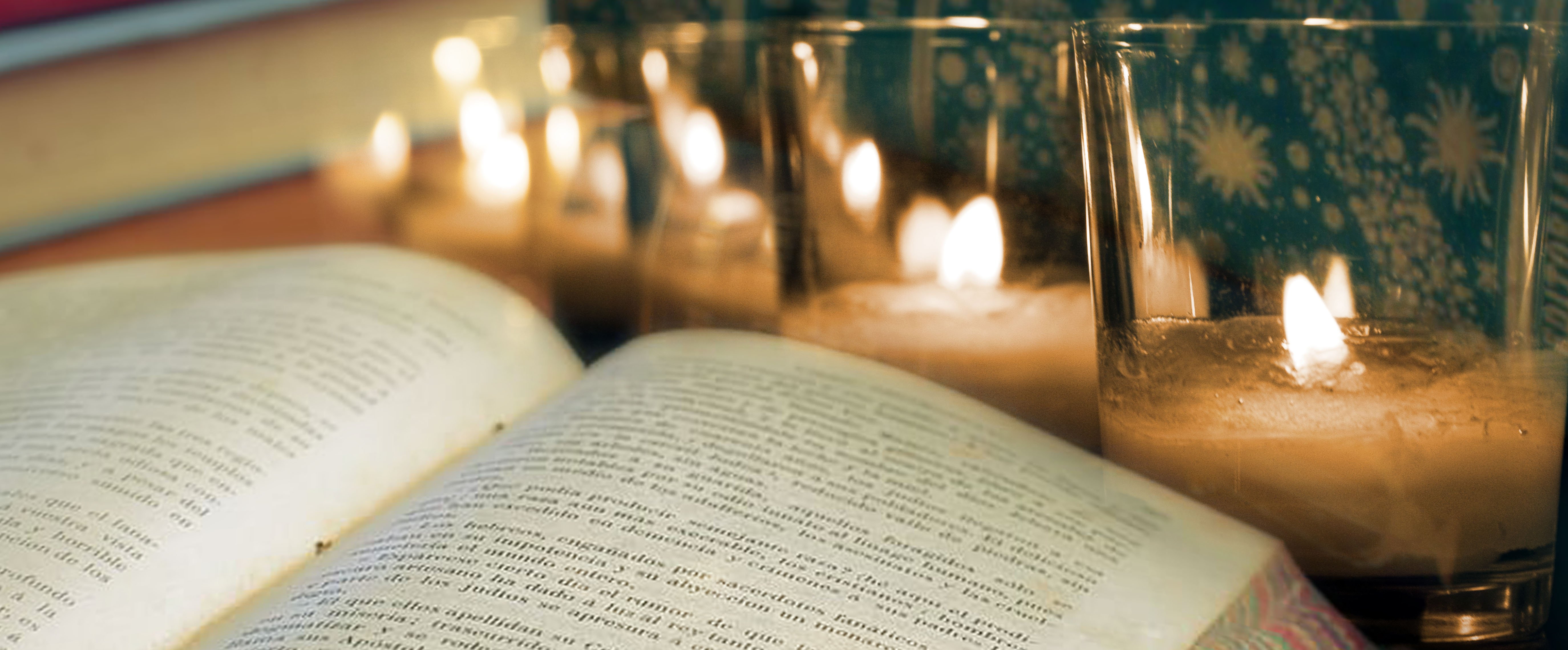 Book of Remembrance with Candles