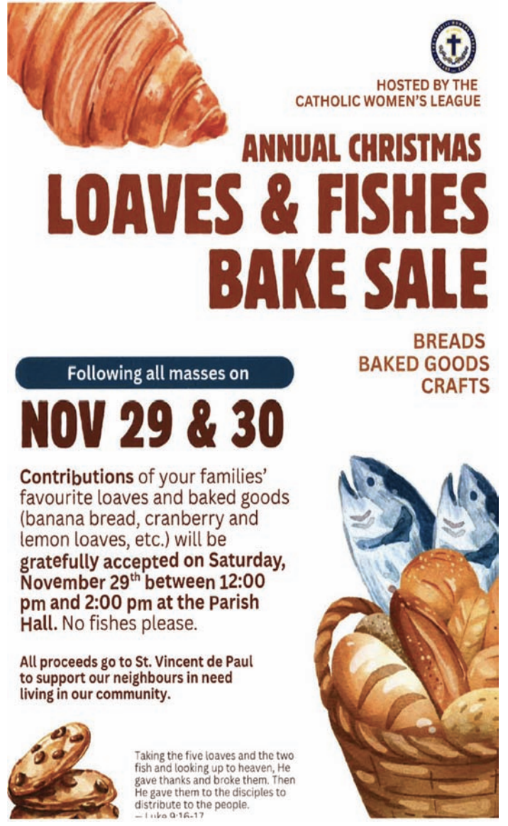 CWL Loaves and Fishes 2025 poster