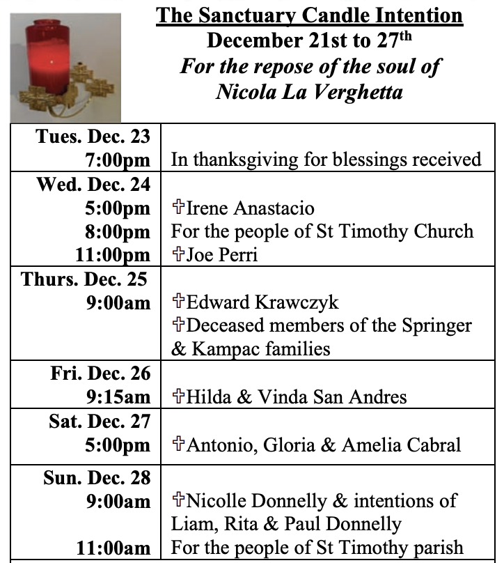 Intentions Dec 23-28