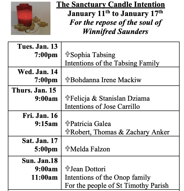 Intentions Jan 13-18