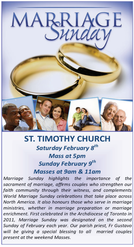 Marriage Sunday 2025