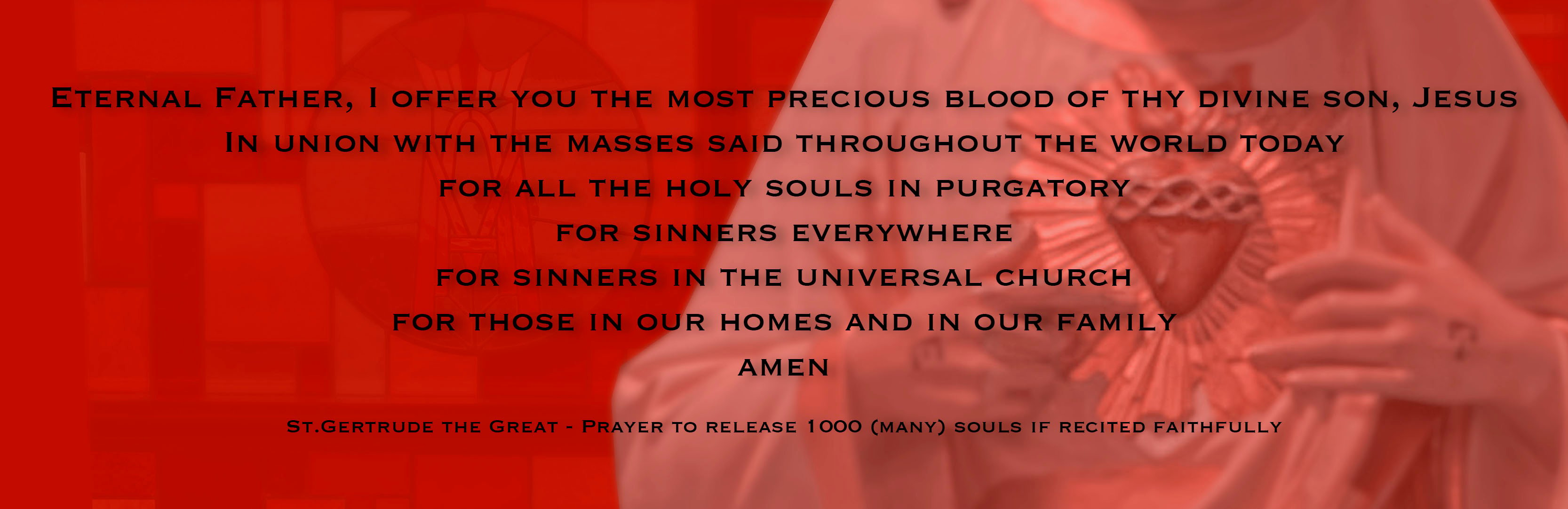 Prayer for Souls in Purgatory