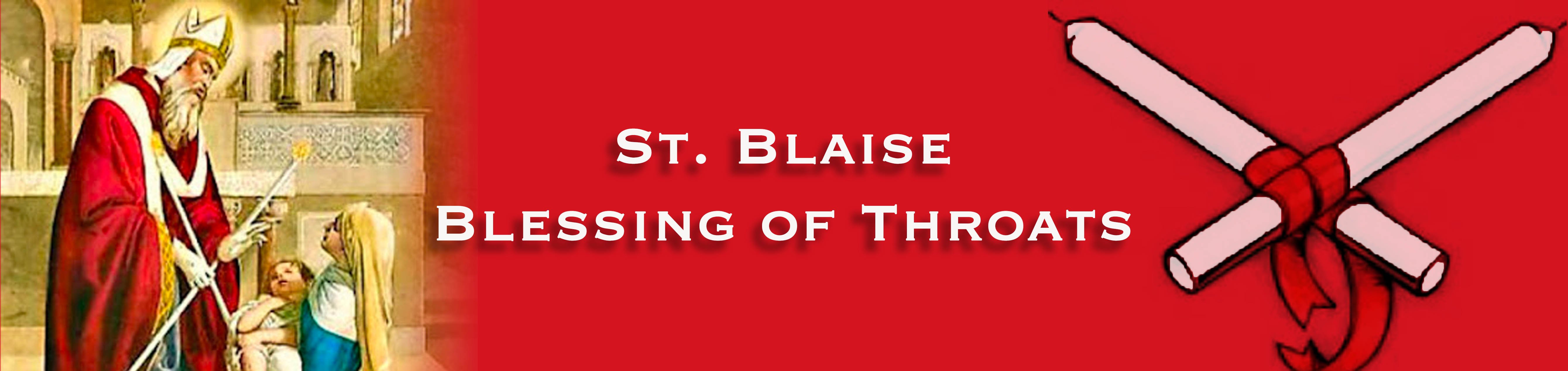 St. Blaise Blessing of Throats with candles