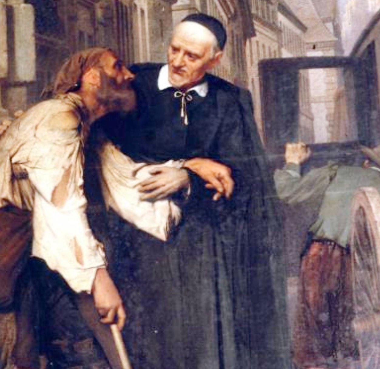 Painting of St. Vincent de Paul and the Poor