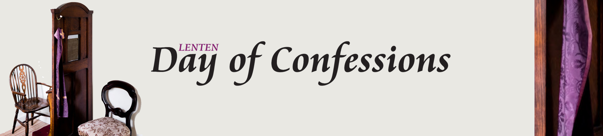 day of confession banner