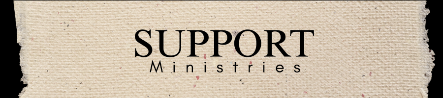 Support Ministries banner